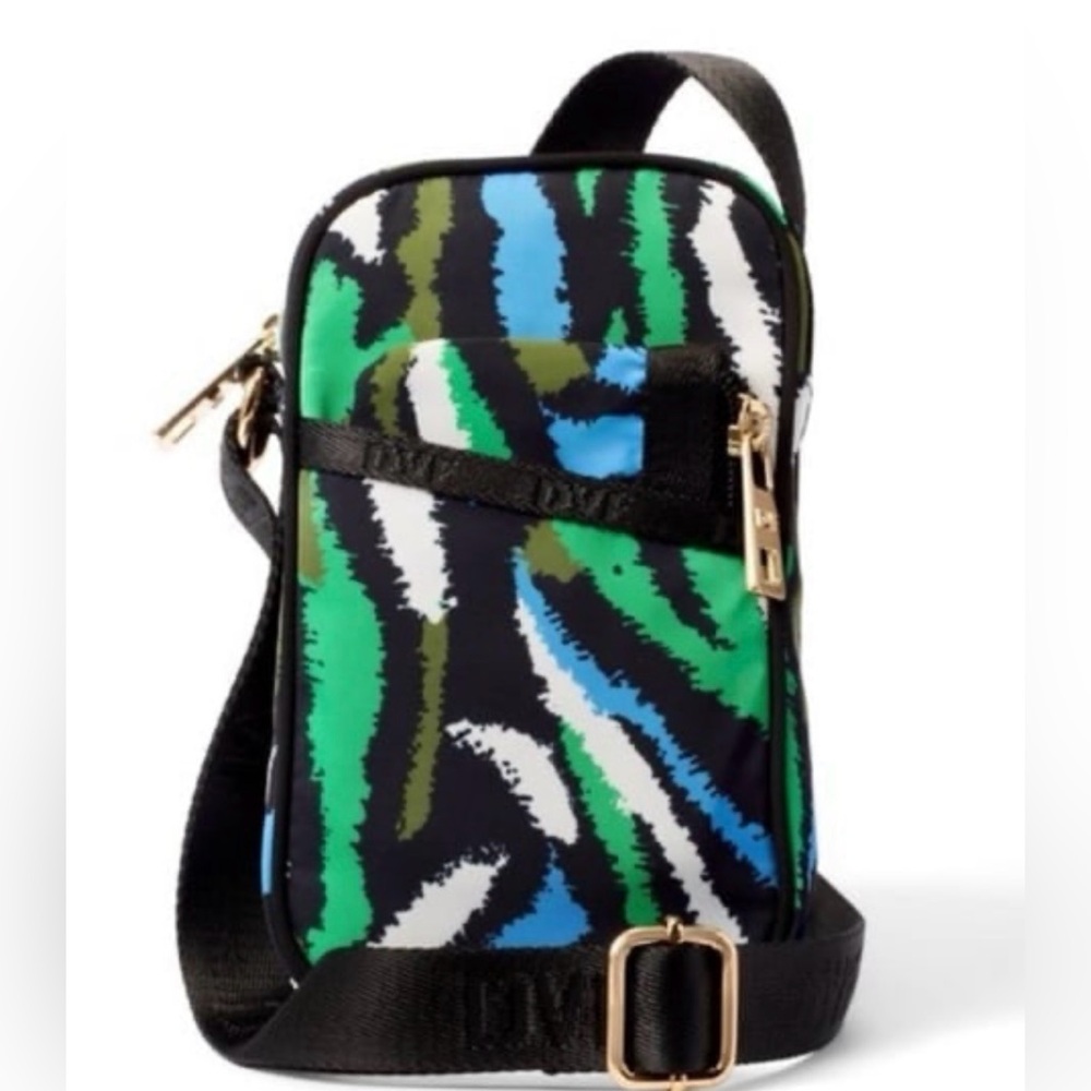 Diane Von Furstenberg Disco Zebra Crossbody Bag